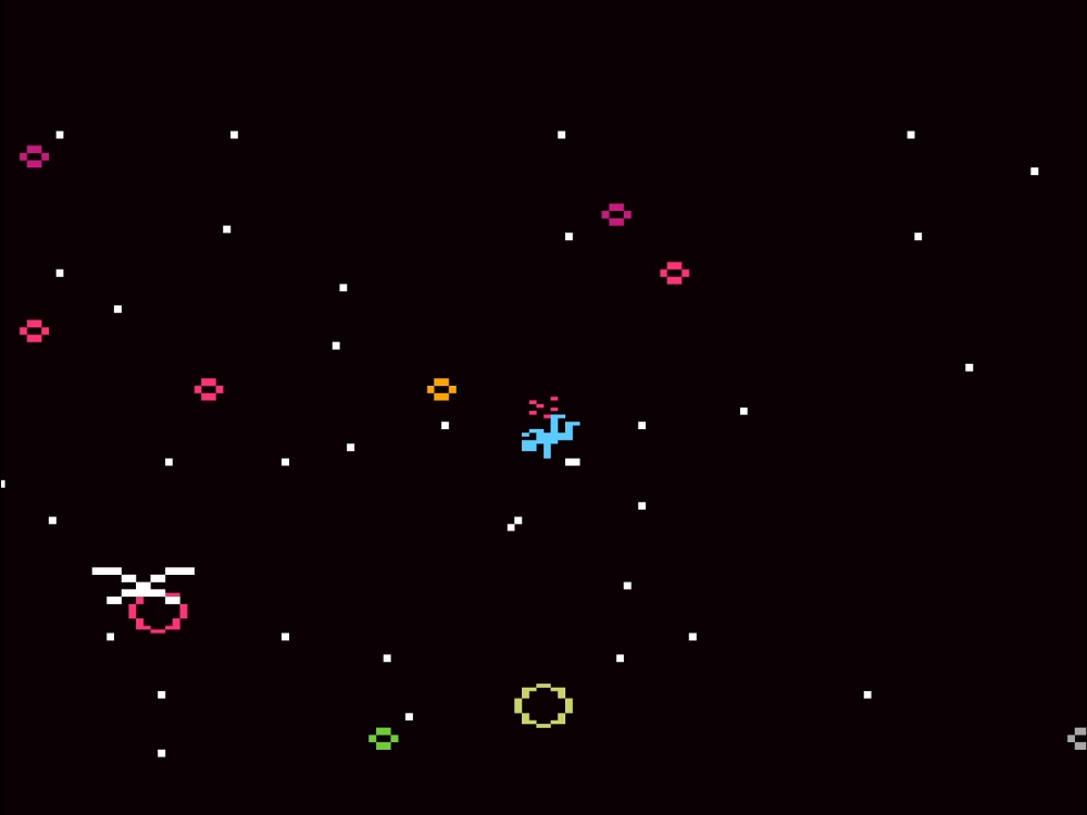 Gameplay of Space Hawk for Intellivision